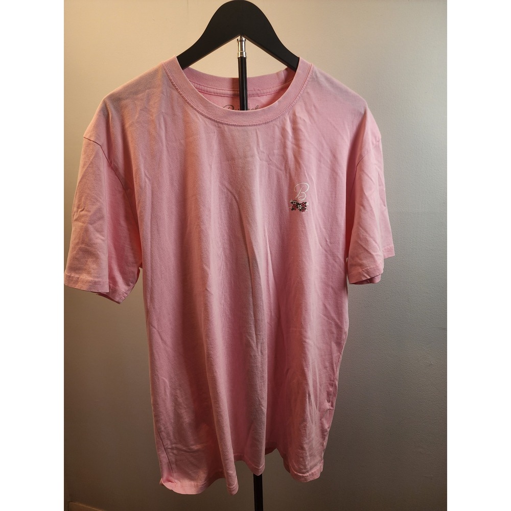 Barstool Golf Pink Floral Logo Graphic‎ T-Shirt XL Womens Short Sleeve Cotton